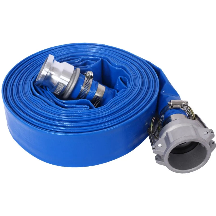 1.5" x 50 ft Heavy Duty PVC Pool Backwash Discharge Hose