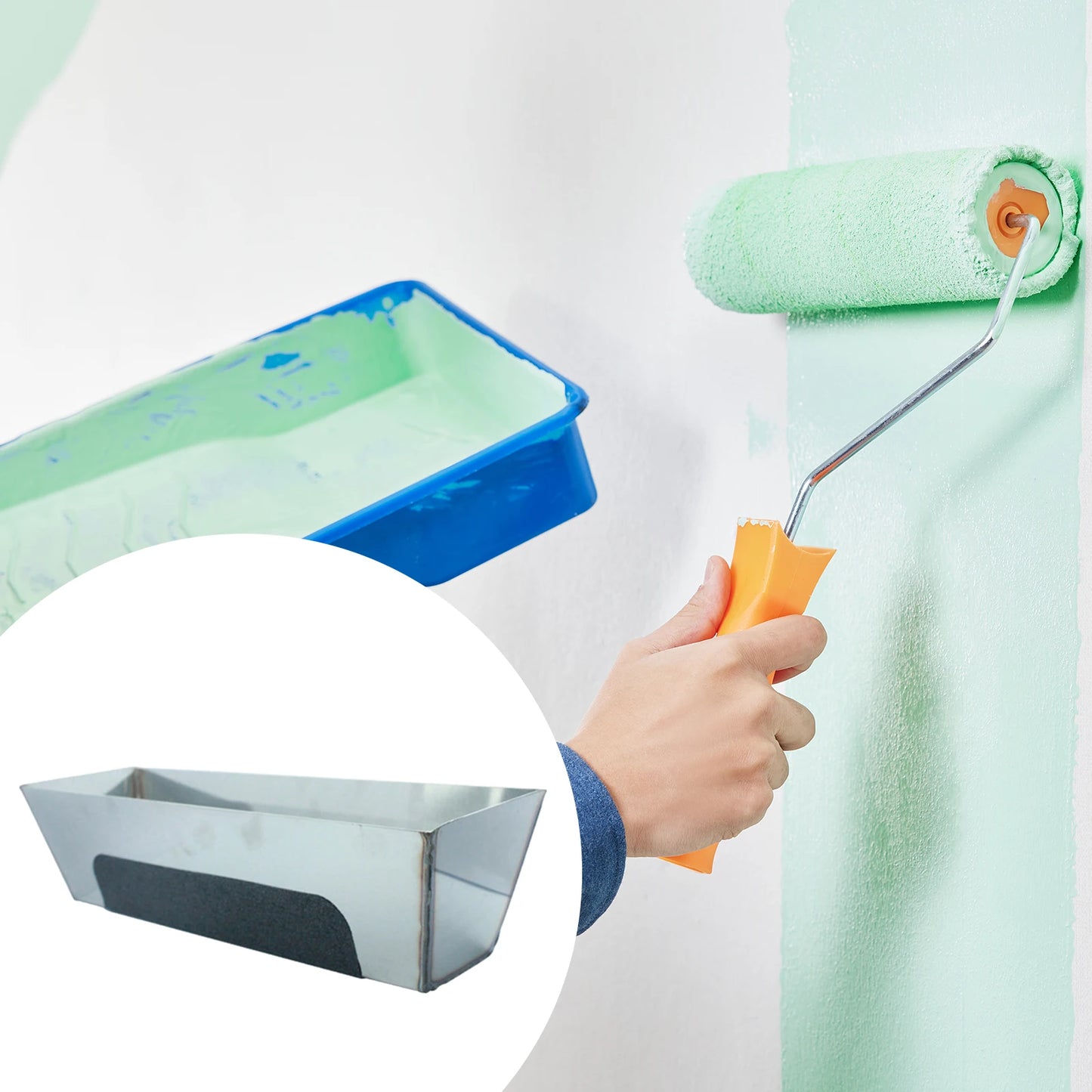 **Stainless Steel Drywall Mud Pan