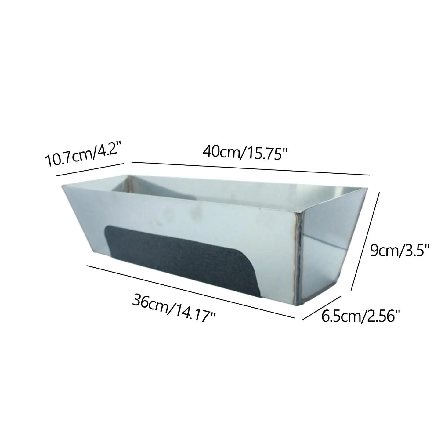 **Stainless Steel Drywall Mud Pan