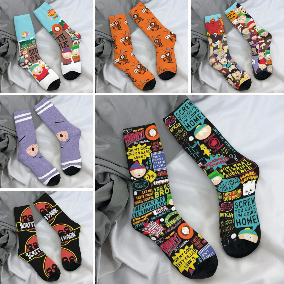 **South Park Cartoon Socks