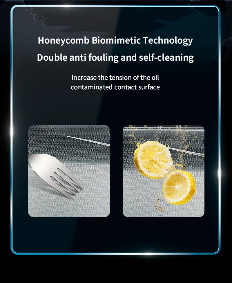 304 Stainless Steel Waterfall Kitchen Sink Large Single Slot Integrated Digital Display Faucet Set Soap Dispenser Cup Washer