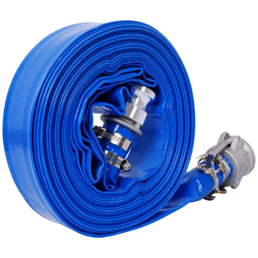 1.5" x 50 ft Heavy Duty PVC Pool Backwash Discharge Hose